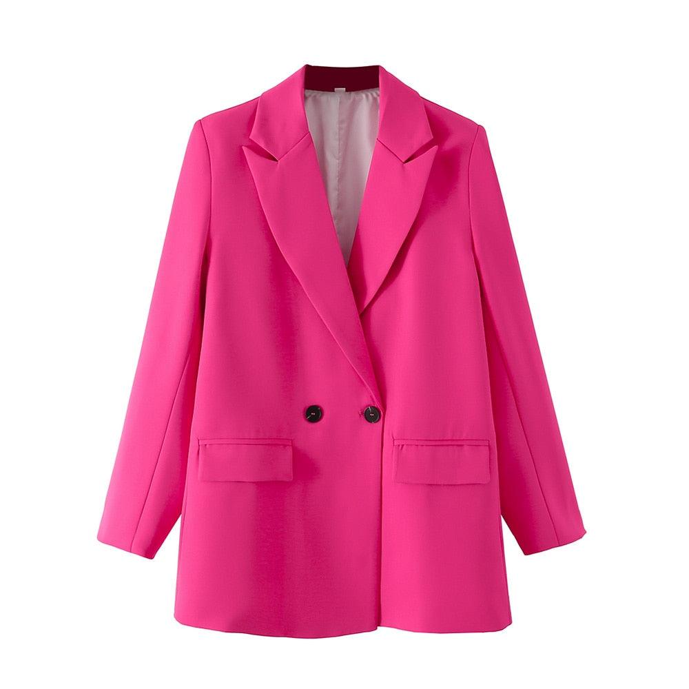 Blazer Feminino Transpassado Longo - Ela na Moda