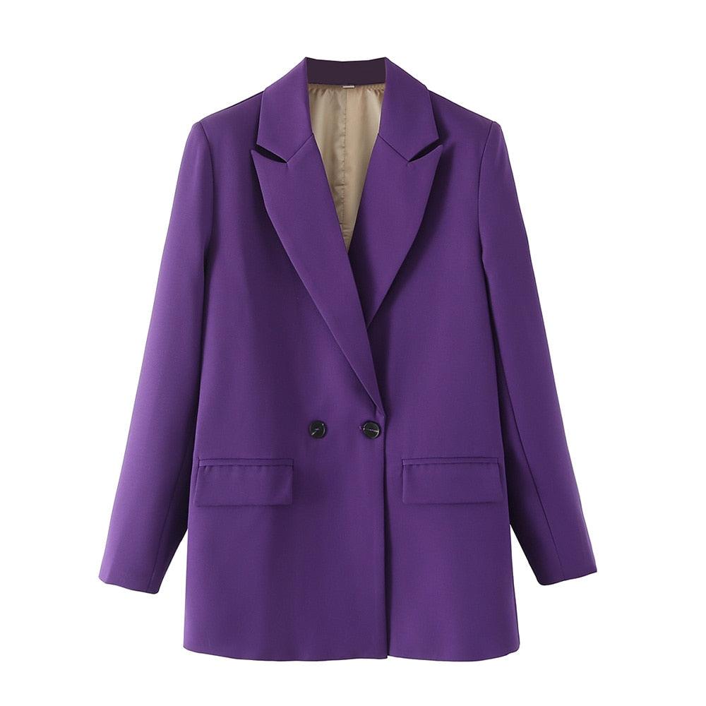 Blazer Feminino Transpassado Longo - Ela na Moda