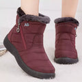 Bota de Inverno Casual Cano Alto a Prova D'água PlushyBoots | Ela Na Moda