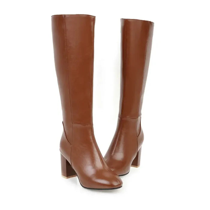 Bota de Salto Cano Alto Fashion Ladies