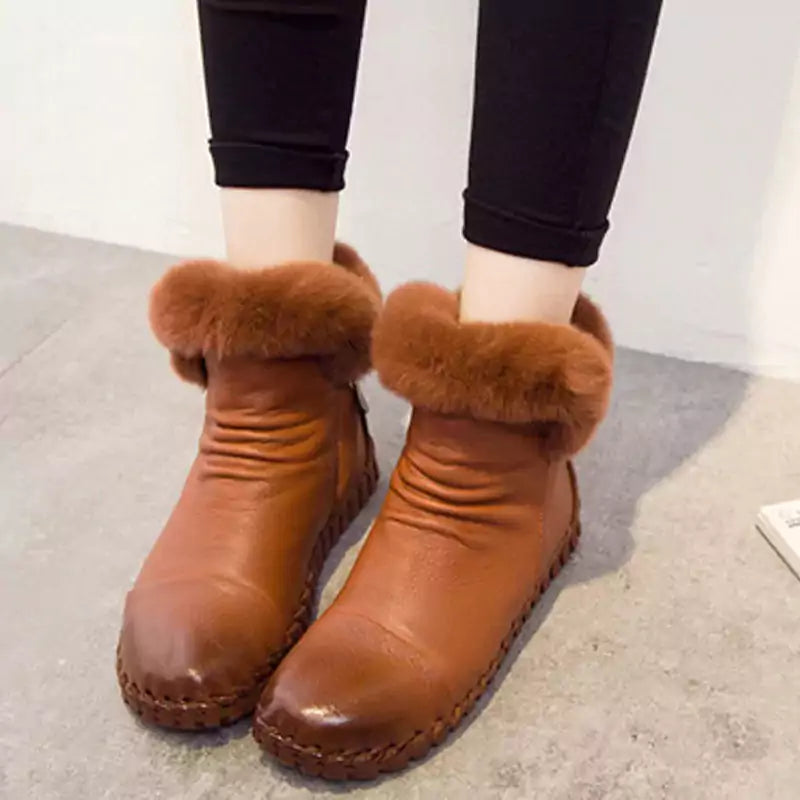 Bota Feminina de Frio Marrom