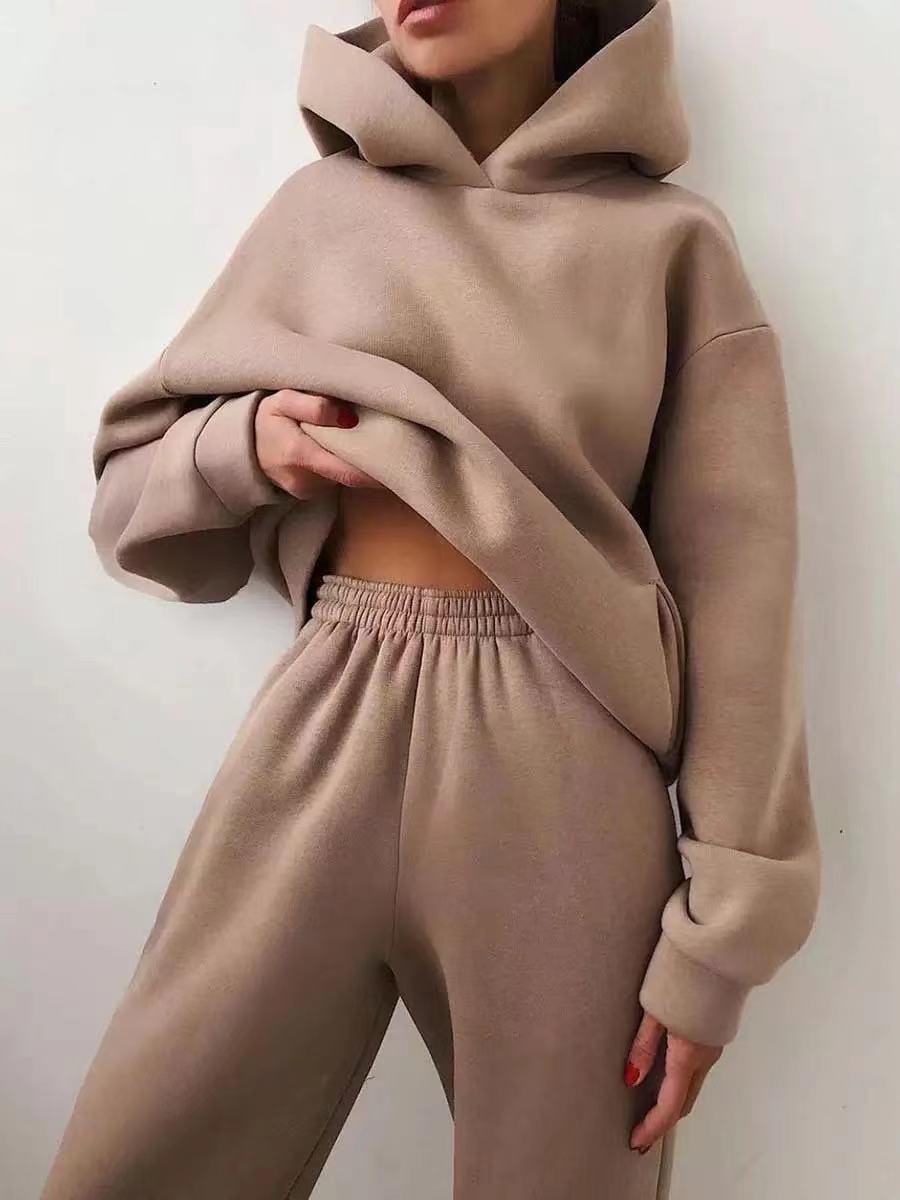 Conjunto Moletom Feminino De Frio - Ela na Moda