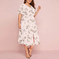 Vestido Floral Plus Size Thaís