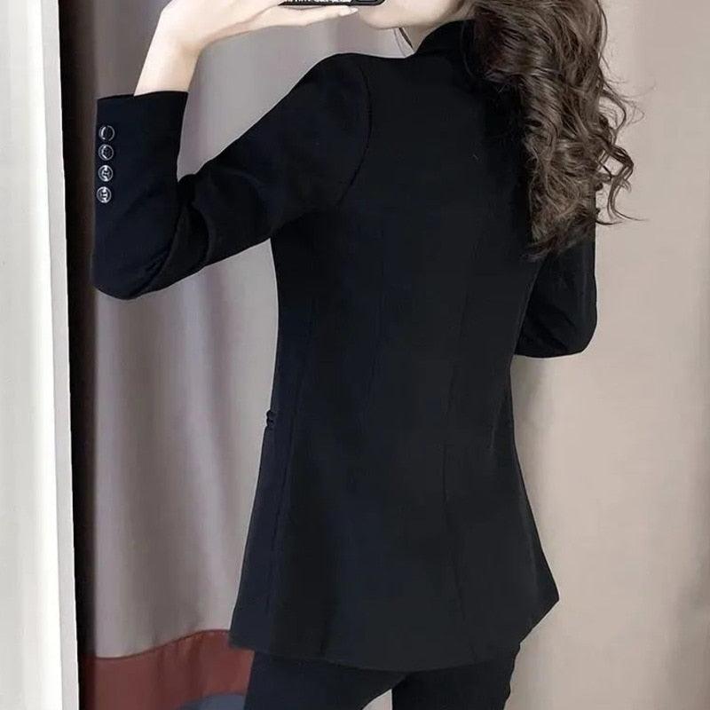 Blazer Feminino Preto - Ela na Moda