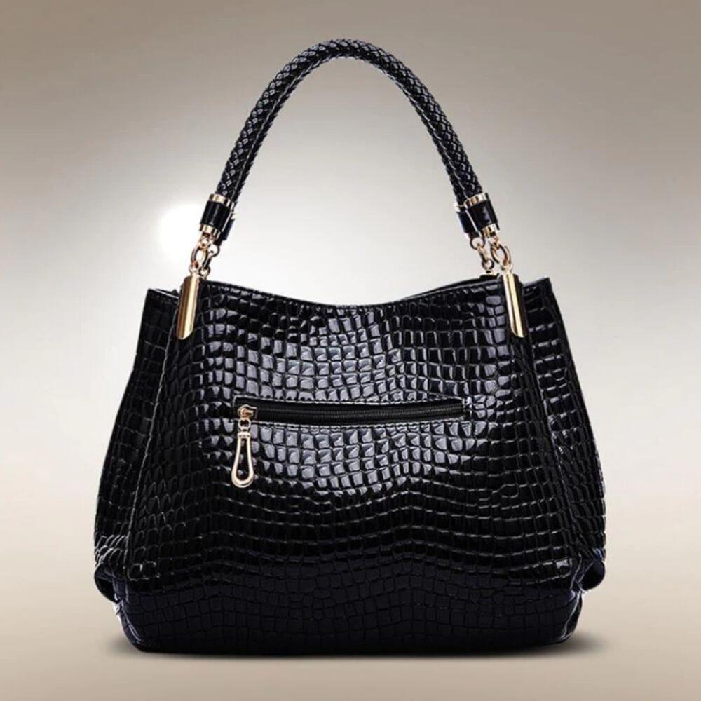 Bolsa Feminina Crock Luxo Moderna Elegante - Ela na Moda