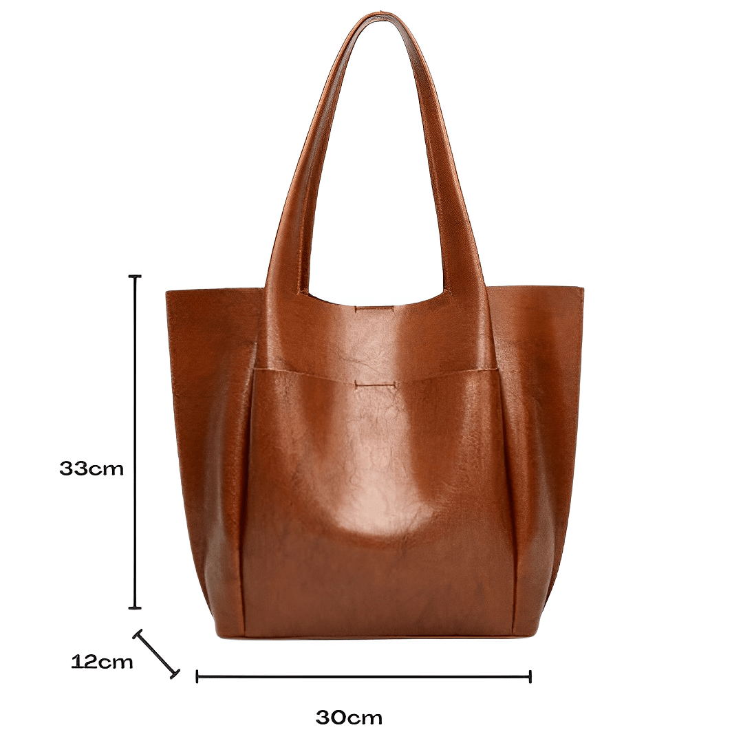 Bolsa Grande em Couro Helaine - Ela na Moda