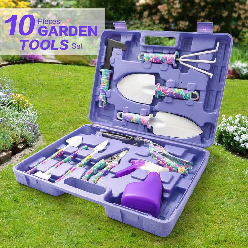 Kit de Jardinagem com Ferramentas Maleta Completa - Ela na Moda