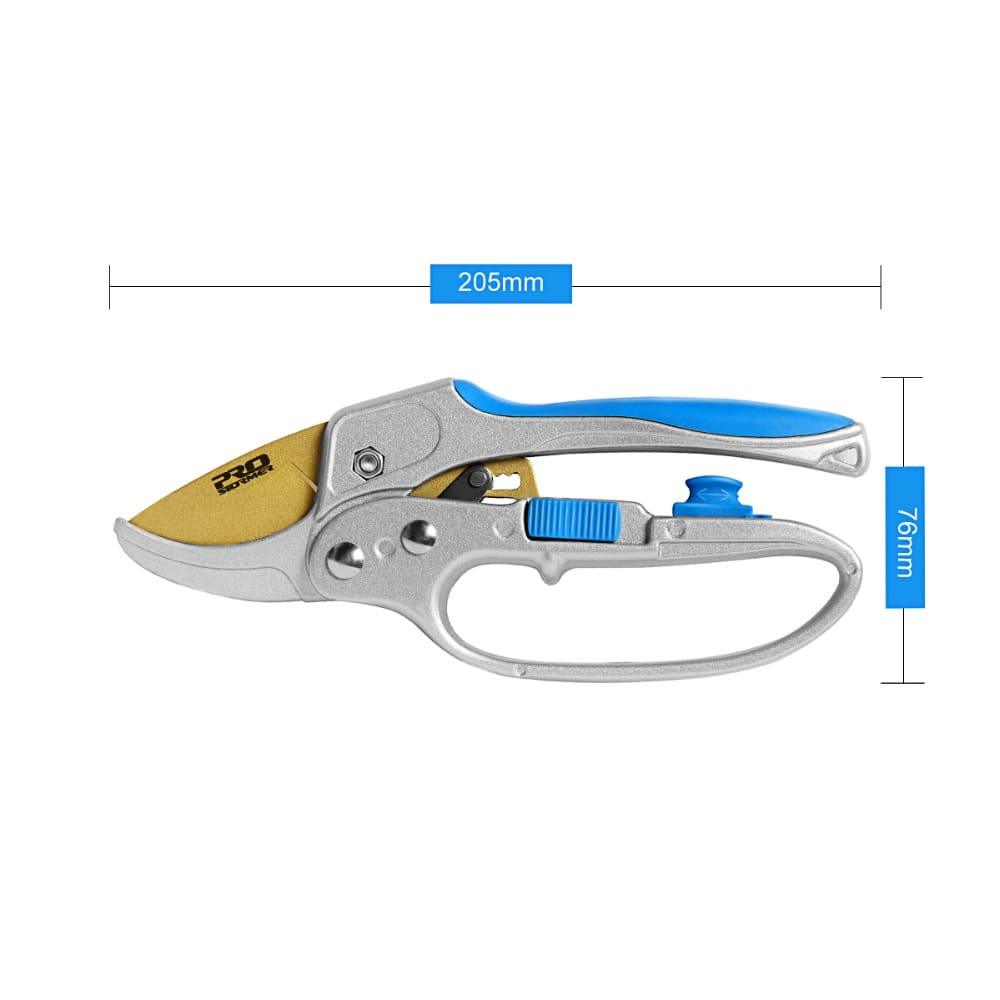 Tesoura de Poda Profissional em Aço com Cabo Emborrachado Pro Stormer - Ela na Moda